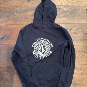 Volcom Boys Black Hoodie Sweater